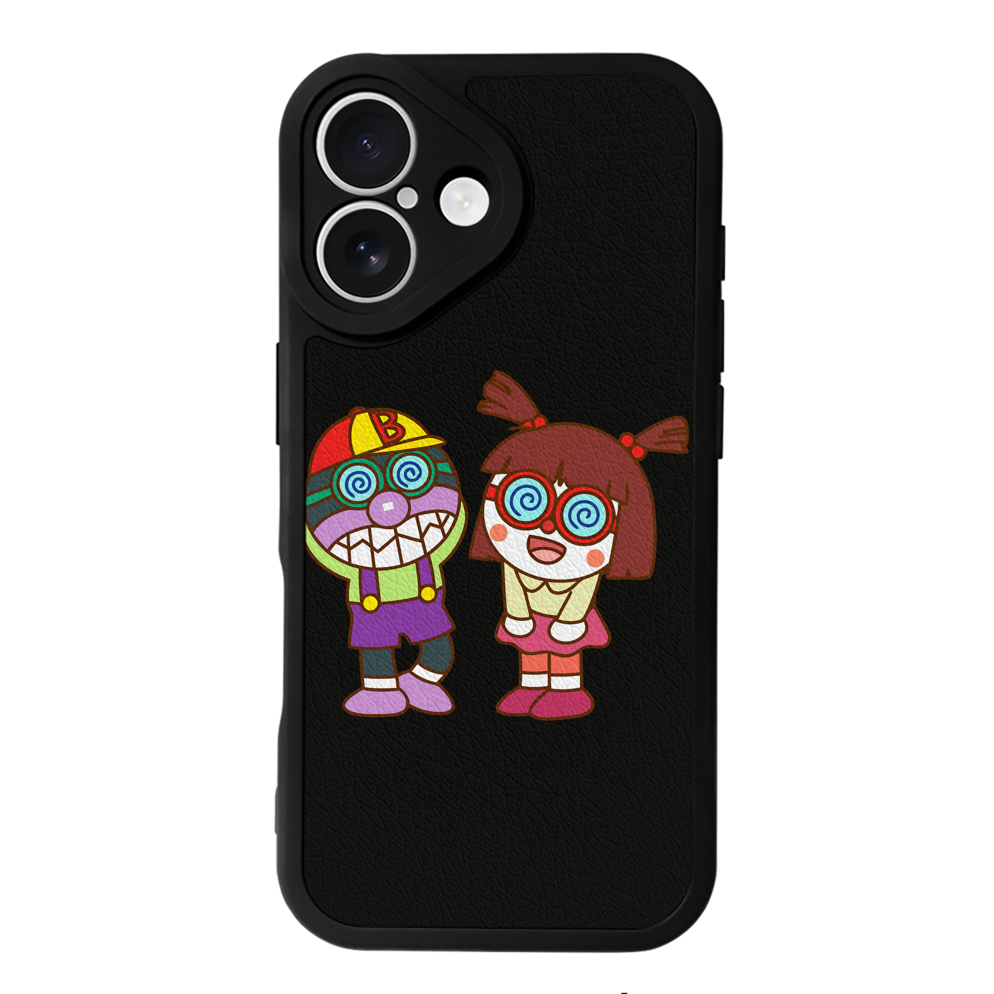 （画像用） アンパンマン Anpanman 【iPhone 16シリーズ対応】シリコンスマホケース（レザー調） 材質：シリコン